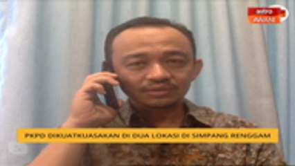 Dr Maszlee sebak ketika ditemubual, mengenang nasib penduduk kawasan Simpang Renggam