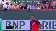 CLEAN: Kyrgios gets into it courtside with Ben Stiller at Indian Wells