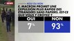 Sondage Twitter : 93% des votants ne croient pas à la promesse d'Emmanuel Macron de rendre l'expulsion des étrangers plus rapide