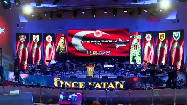 BAKAN AKAR, 18 MART ŞEHİTLER GÜNÜ TÖRENİNDE KONUŞTU -TAMAMI FTP'DE