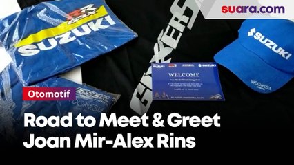 Road to Meet & Greet Joan Mir-Alex Rins, Suzuki Ecstar