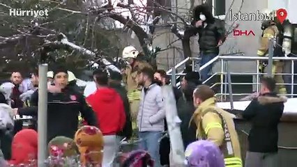 Ümraniye'de yangında can pazarı; pencereye çıkıp nefes almaya çalıştılar