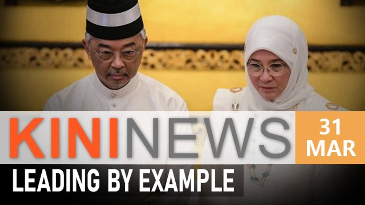 #KiniNews: Agong gives up emoluments for 6 months, MCO enter Phase 2