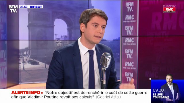 Gabriel Attal sur les cabinets de conseil: Ce n'est pas un tabou (...) L'État peut se renforcer en faisant appel à des compétences qui viennent du privé