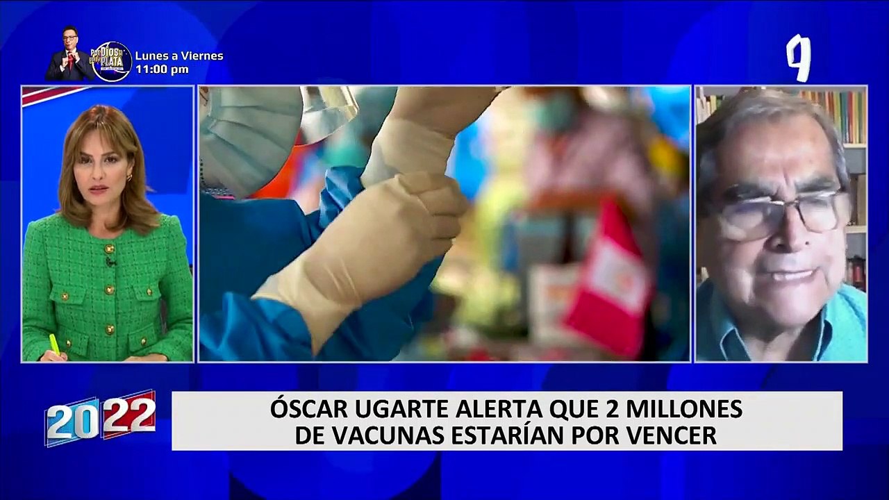 Óscar Ugarte advierte que 2 millones de vacunas contra el coronavirus están a punto de vencer