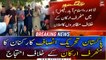 Pakistan Tehreek-e-Insaf (PTI) workers protest against deviant members