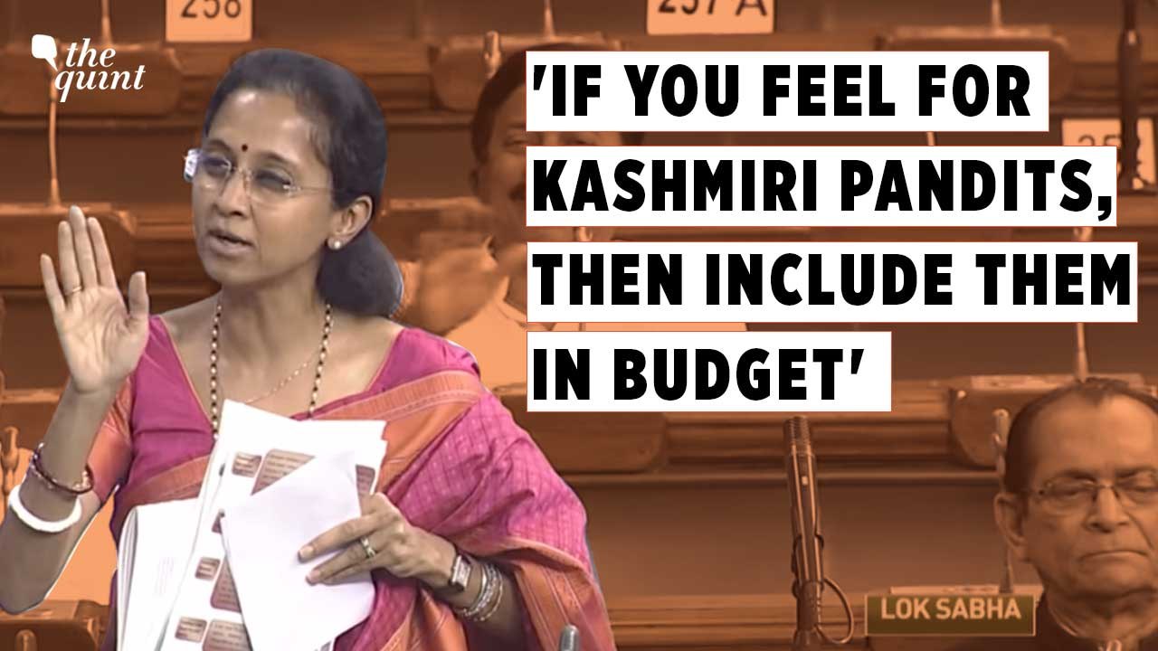 When Supriya Sule Slammed Govt Over Kashmiri Pandits, The Kashmir Files Row