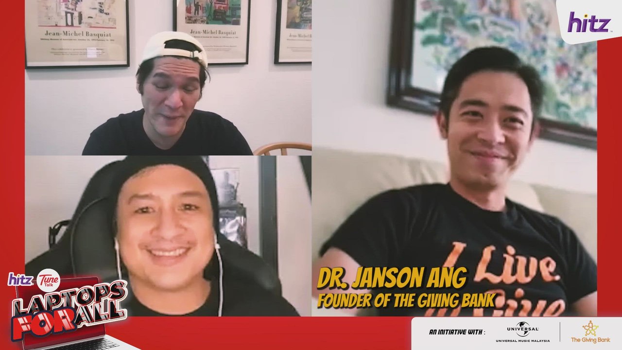 Dr Janson Ang Talks The Giving Bank, Giving Back And More HITZ Laptops for All video Dailymotion