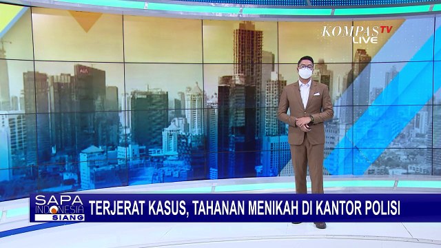 Pernikahan Tak Biasa, Tahanan Asal Semarang Ini Gelar Pernikahan di Kantor Polrestabes Semarang