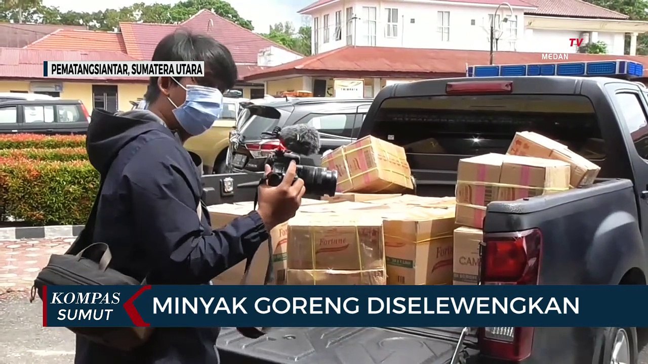 Polisi Amankan Minyak Goreng di Pematangsiantar