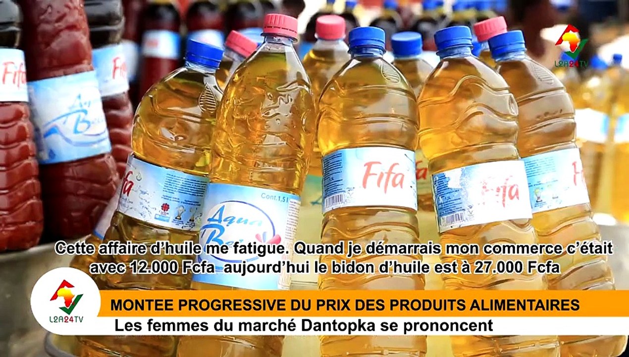 MONTEE PROGRESSIVE DU PRIX DES PRODUITS ALIMENTAIRES