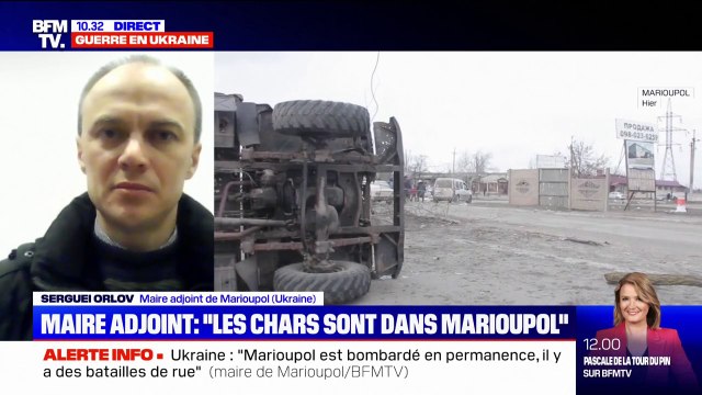Serguei Orlov, maire adjoint de Marioupol: La ville est bombardée en permanence, il y a des batailles de rue