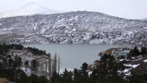 Türkiye'nin en az yağış alan bölgelerinden Konya Ovası'nda kar bereketi yaşanıyor