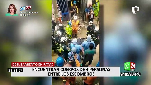 Pataz: trabajos de rescate seguirán hasta rescatar a todos los reportadas como desaparecidos