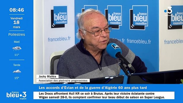 Jacky Malléa, fondateur de l'association des pieds noirs progressistes dans les Pyrénées Orientales