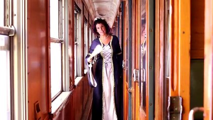 María Manuela de Portugal e Isabel de Osorio en el Tren de Felipe II