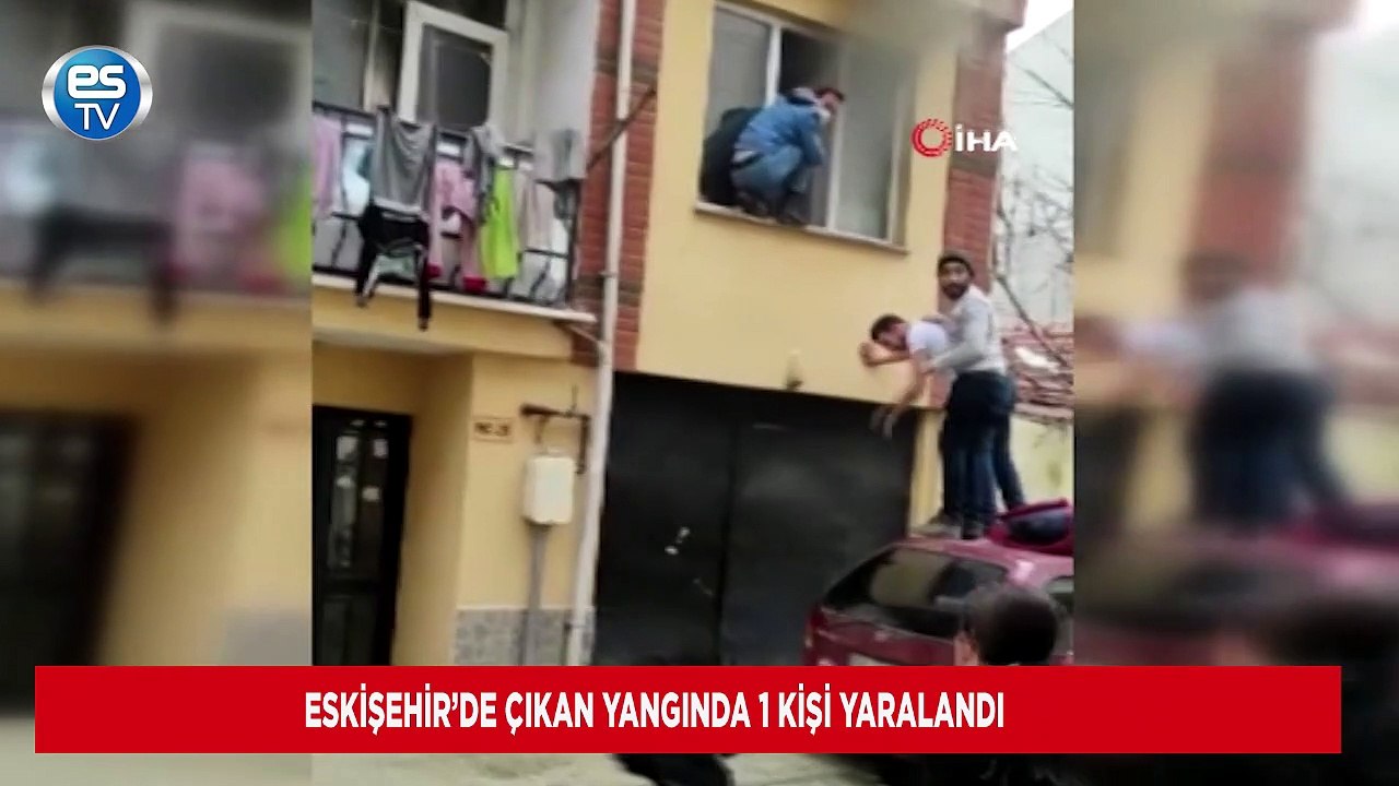 Eskişehir’de çıkan yangında 1 kişi yaralandı