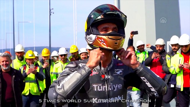 Kenan Sofuoğlu ile Toprak Razgatlıoğlu 1915 Çanakkale Köprüsü'nden beraber geçti