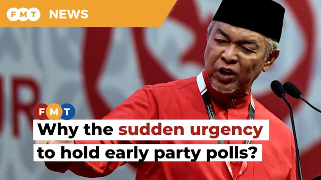 Yes, I am aware of group pushing for party polls ahead of GE15, says Zahid
