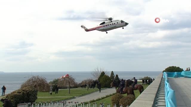 Cumhurbaşkanı Erdoğan, 18 Mart Şehitleri Anma Günü ve Çanakkale Zaferinin 107. Yılı Anma Töreni ne katıldı
