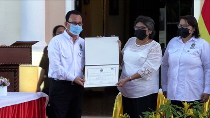 Almarina Solís es juramentada como la nueva Rectora de la UNAN-León