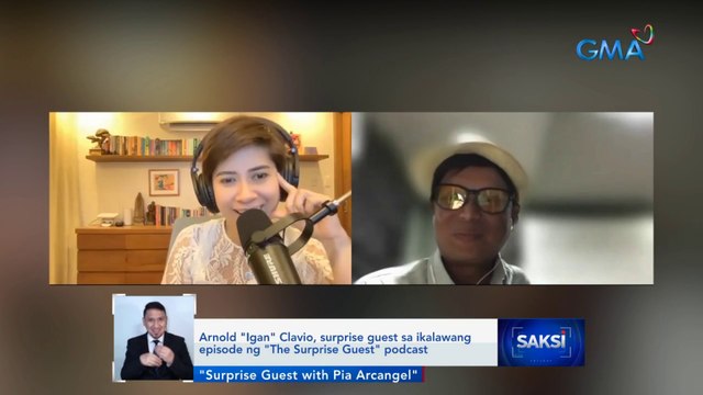 Arnold Igan Clavio, surprise guest sa ikalawang episode ng The Surprise Guest podcast | Saksi