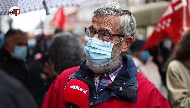 Manifestantes contra la subida de precios de la energía