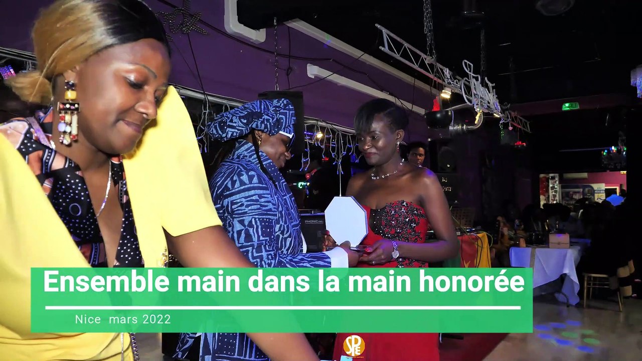 Association Ensemble  main dans la main honorée à Nice par Un brin de bonheur International