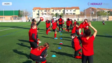 Rencontre avec les filles U13 du Racing Club Olympique Agathois  2022