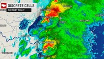 Louisiana tornadoes produced by 'discrete cell' thunderstorms