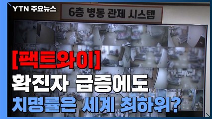 [팩트와이] 확진자 급증에도 치명률은 세계 최하위? / YTN