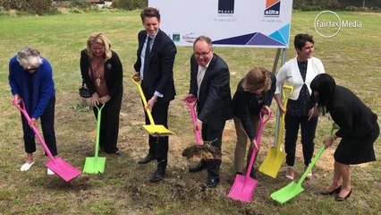 PYMS Health Hub Sod Turning