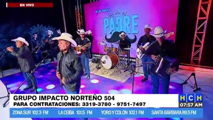 VIDEO | En #HCHMatutino nos deleita el Grupo Impacto Norteño 504, quienes se trasladaron desde Ocotepeque