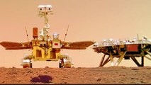 El rover Zhurong, captado tras recorrer 1,5 kilómetros en Marte