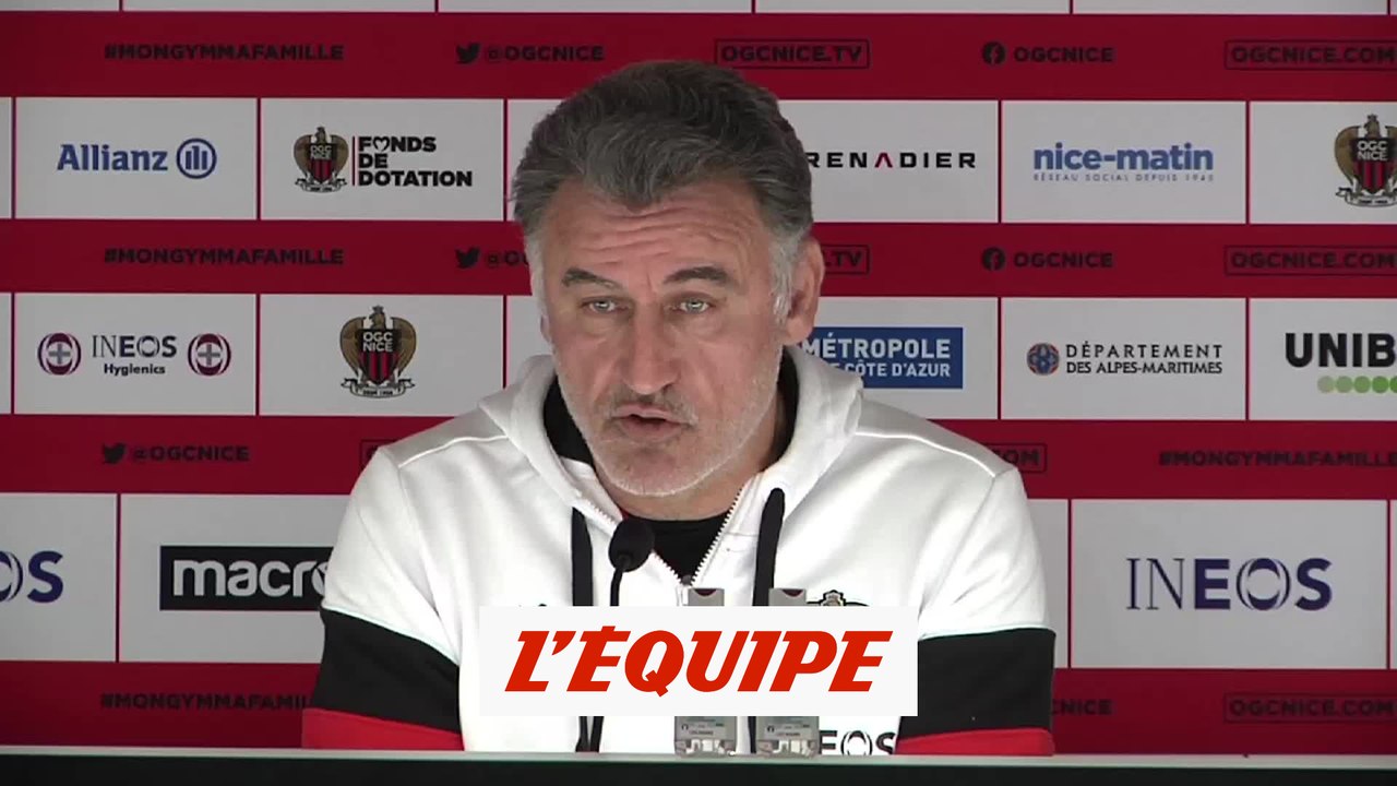 Galtier : « On a assez d'expérience » - Foot - L1 - Nice