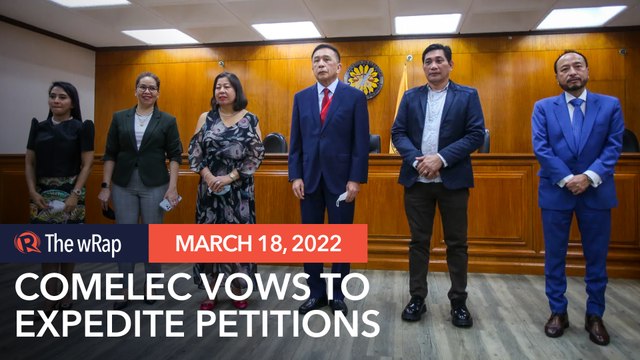 With Marcos DQ saga not over, Comelec vows to expedite rulings on 'major cases'