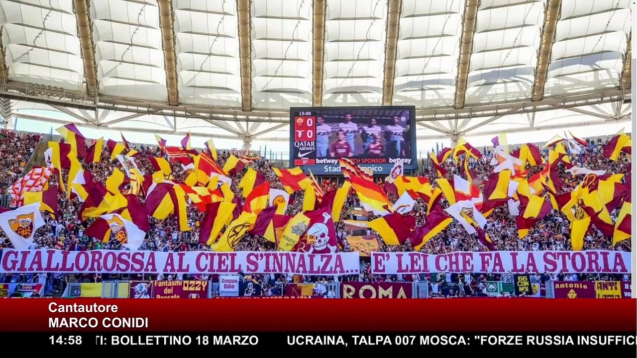 Attesa derby ▷ Conidi e la sua Roma: "Il mio brano cantato dai tifosi un'emozione indescrivibile"
