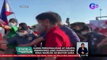 Ilang personalidad at grupo, inendorso ang kandidatura nina Marcos at Mayor Sara | SONA