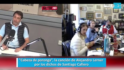 La canción de Alejandro Lerner por los dichos de Santiago Cafiero