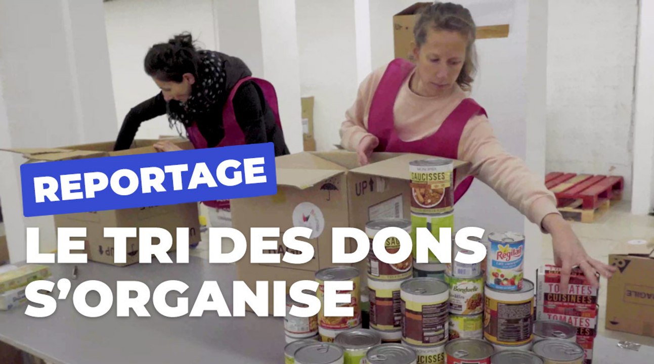 Ukraine : Les volontaires parisiens mobilisés pour trier les dons