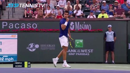 Indian Wells - Alcaraz trop fort pour Monfils