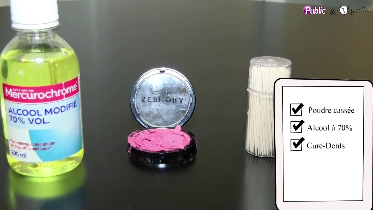 Vidéo : Do It Yourself : Comment réparer une poudre cassée !