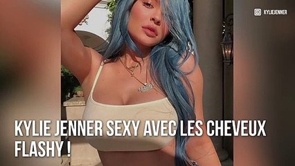Kylie Jenner : Après les cheveux roses, elle passe au bleu !
