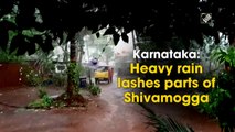 Heavy rain lashes parts of Shivamogga