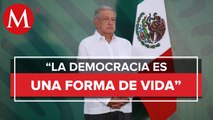 AMLO celebra reforma para promover revocación de mandato