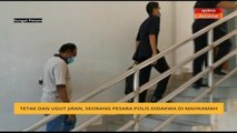 Tetak dan ugut jiran seorang pesara polis didakwa di mahkamah