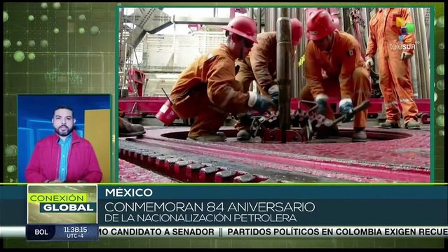 AMLO celebra 84 aniversario de nacionalización de refinería Lázaro Cárdenas