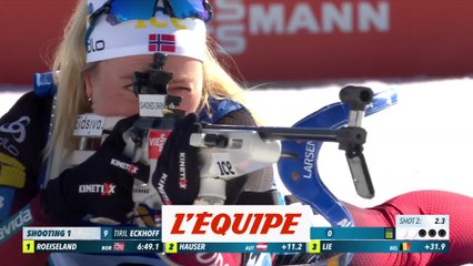Le résumé du sprint d'Oslo - Biathlon - CM (F)