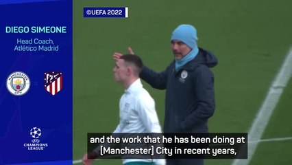 Simeone has ‘great admiration’ for Guardiola