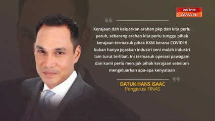 FINAS perlu rujuk arahan kerajaan bagi sebarang aktiviti